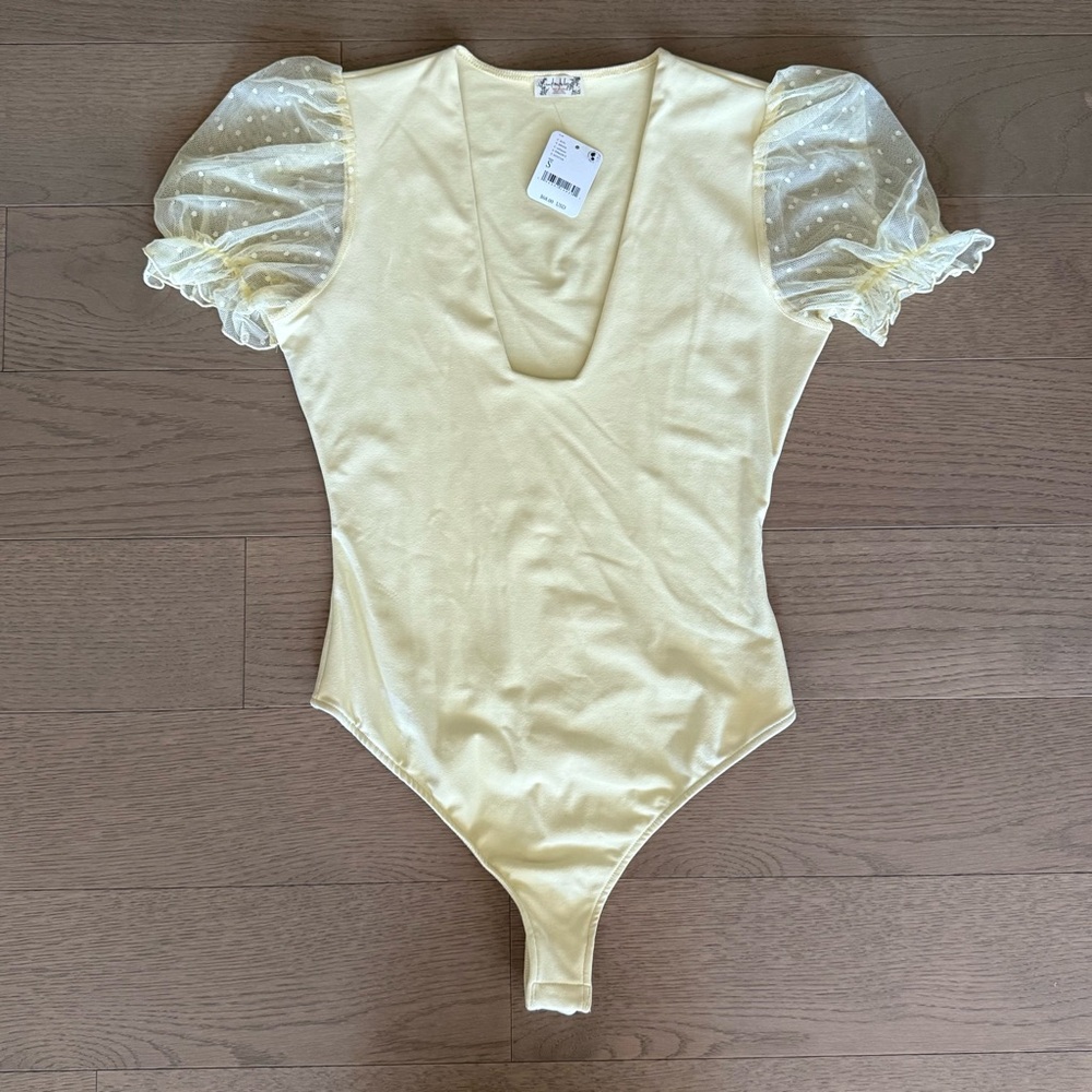 Intimately by Free People Bare and Square Bodysuit